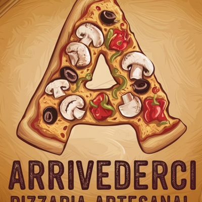 Logo restaurante Arrivederci Pizzaria Artesanal