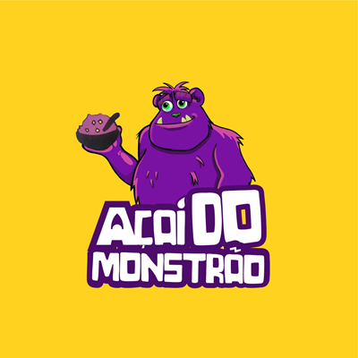 Logo restaurante Açaí do MONSTRÃO