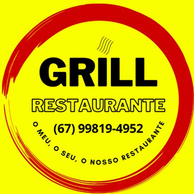 Logo restaurante grill churrascaria