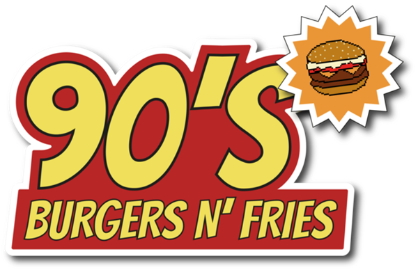 Logo restaurante 90's burgers