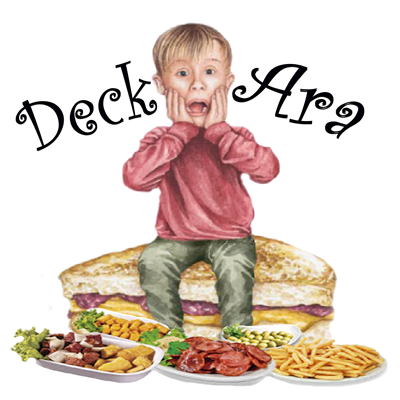 Logo restaurante Deckara lanches e porções