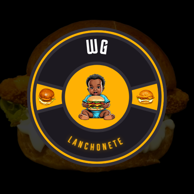 Logo restaurante WG lanchonete e açaí