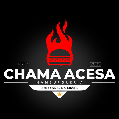 Logo restaurante Chama Acesa - Burger