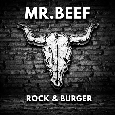 Logo restaurante MR BEEF - ROCK & BURGUER