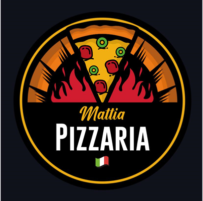 Logo restaurante Mattia pizzaria