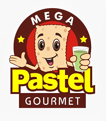 Logo restaurante mega pastel gourmet 02