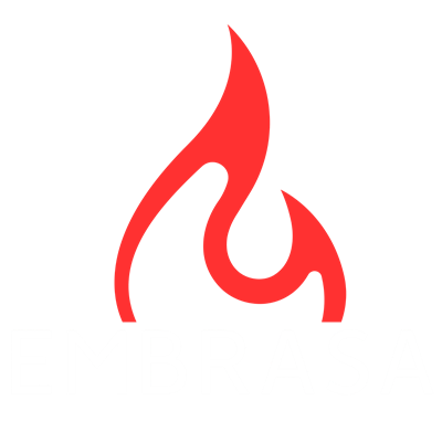 Logo restaurante E M B R A S A