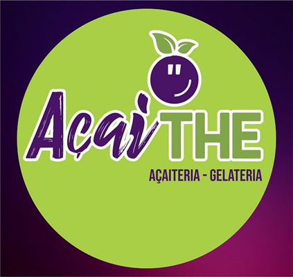 Logo-Loja de Açaí - Açaithe - Açaiteria e Gelateria