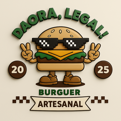 Logo restaurante Daora Legal