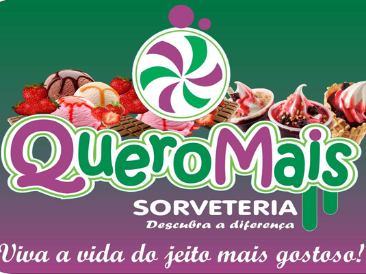 Logo restaurante QueroMais Sorveteria