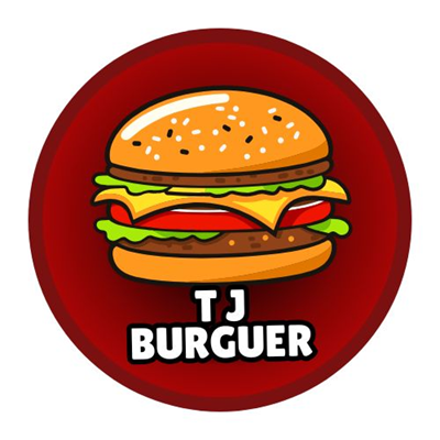 Logo restaurante tj burguer