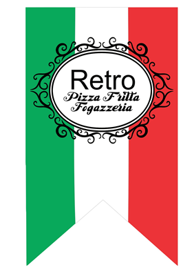 Logo restaurante RETRÔ Fogazzeria Pizza Frita