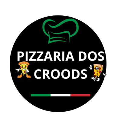 Logo restaurante pizzaria dos croods