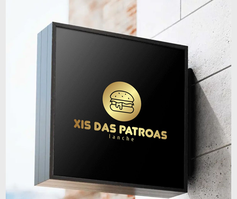 Logo restaurante xis das patroas