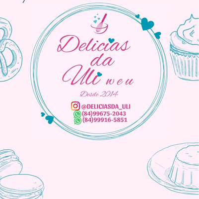 Logo restaurante delicia da uli