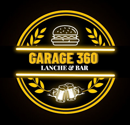 Logo restaurante Garage 360 lanche e bar
