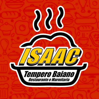 Logo restaurante Isaac tempero Baiano