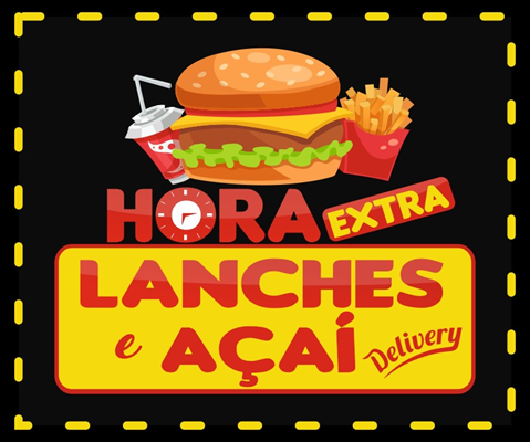 Logo restaurante Hora Extra Lanches e Açaí Delivery