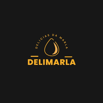 Logo restaurante delicia da marlene