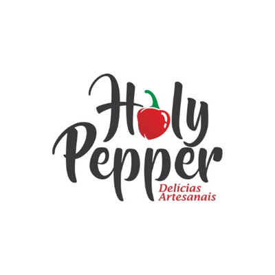 Logo restaurante Holy Pepper - delícias artesanais.