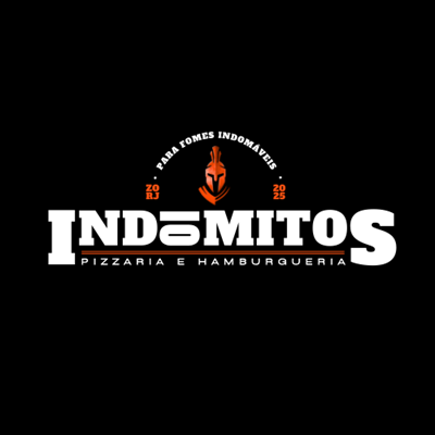 Logo restaurante Indômitos - Pizzaria e Hamburgueria