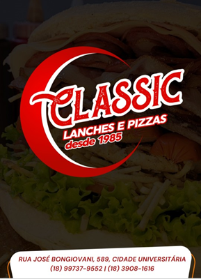 Logo restaurante Classic Lanches e Pizzas