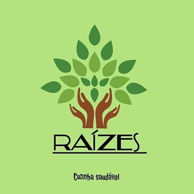 Logo restaurante Raízes Cozinha Saudavel