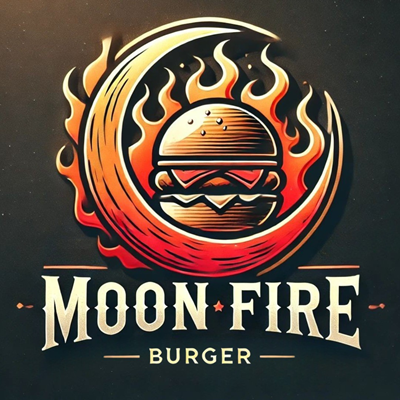 Logo restaurante MOON FIRE BURGUER