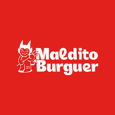 Logo restaurante Maldito Burguer