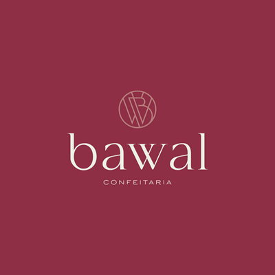 Logo restaurante bawal confeitaria
