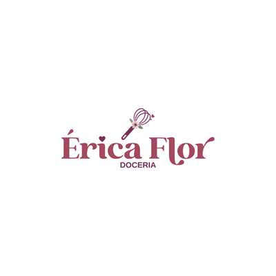 Logo restaurante Érica Flor Doceria