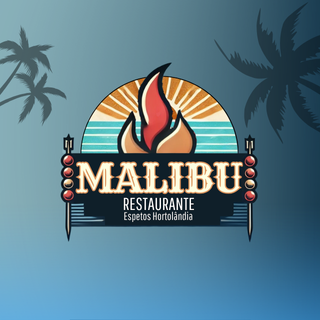 Logo restaurante malibu restaurante