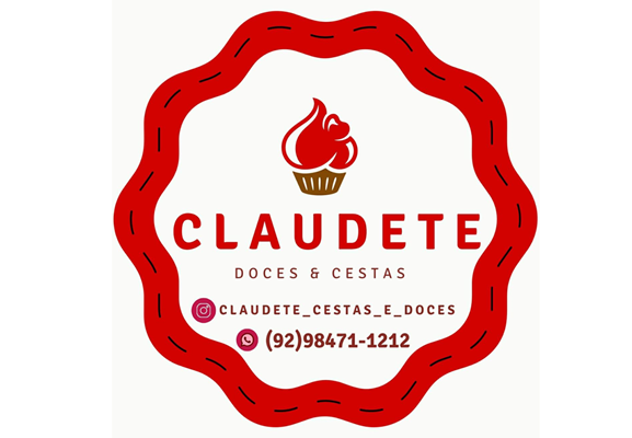 Logo restaurante Claudete Cesta e Doces