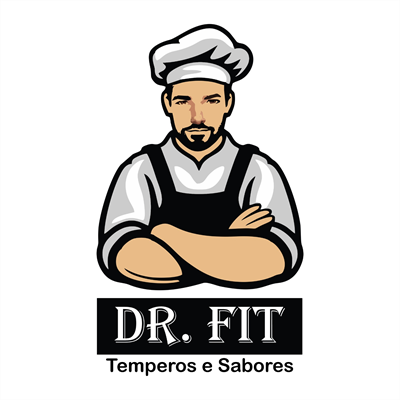 Logo restaurante Dr Fit Temperos e sabores Delivery
