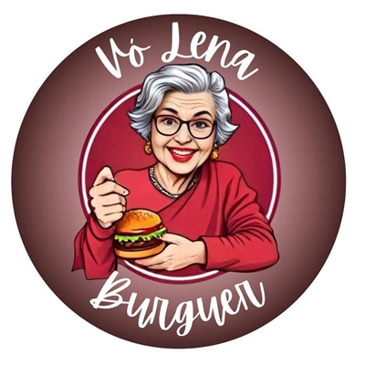 Logo restaurante Vó Lena Burguer