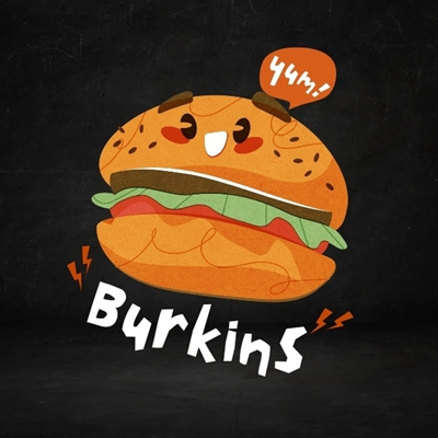 Logo restaurante Burkins Burguer