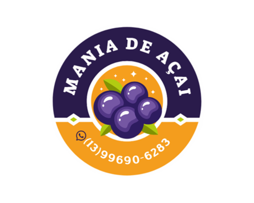 Logo restaurante Mania de Açaí