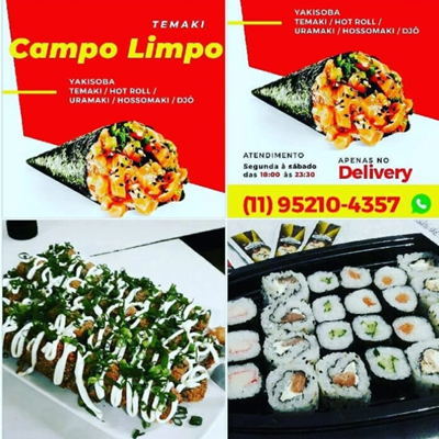 Logo restaurante Temaki campo Limpo 2