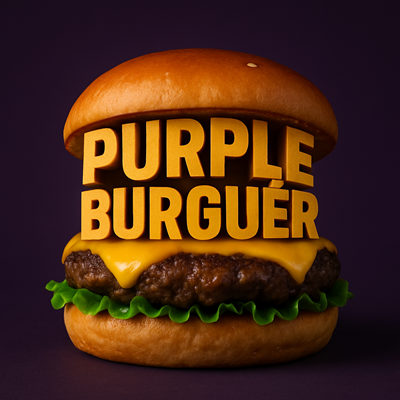 Logo restaurante PURPLE BURGUER