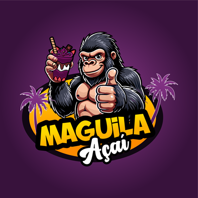 Logo restaurante Maguila Açaí