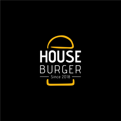 Logo restaurante house burger 
