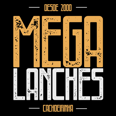 Logo-Hamburgueria - Mega Lanches - Cachoeirinha