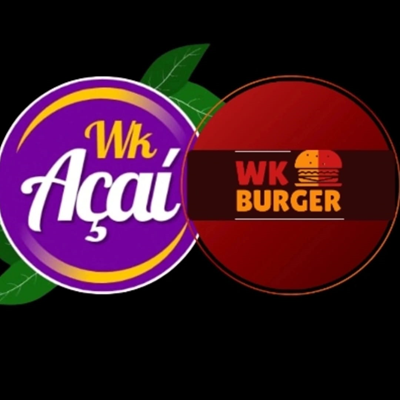 Logo restaurante wk.burger_açai