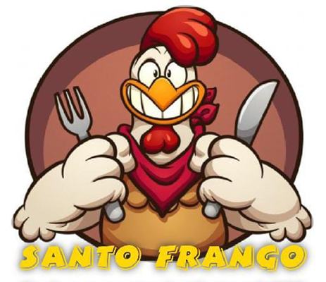 Logo restaurante santo frango aruja