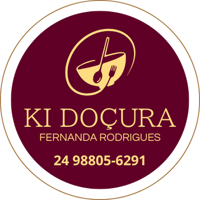 Logo restaurante Ki Doçura Fernanda Rodrigues