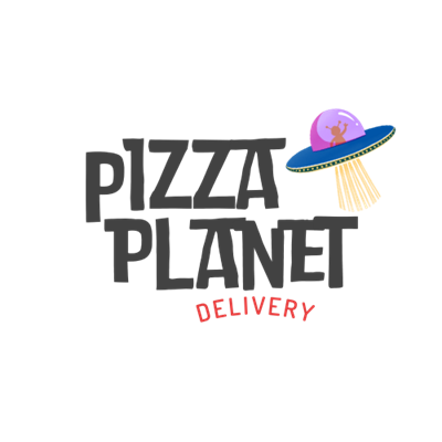 Logo restaurante Pizza Planet Delivery