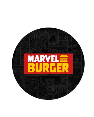 Logo restaurante MARVEL BURGER