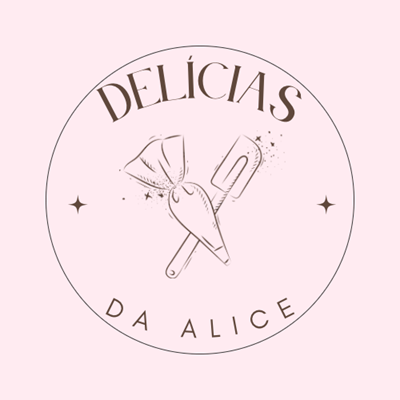 Logo restaurante delicias da alice