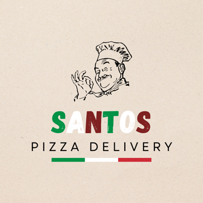 Logo restaurante pizzas