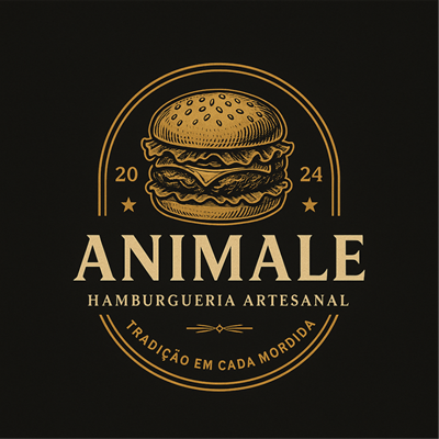 Logo restaurante Cardápio Animale